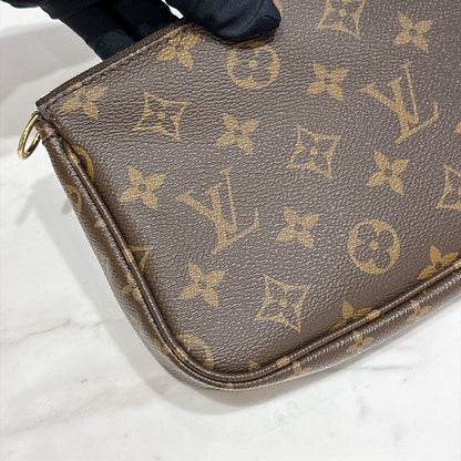 LV Monogram Multi Pochette in Pink Strap