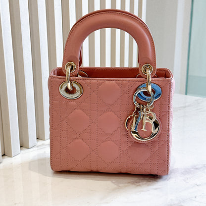 Mini Lady Dior in Pink GHW