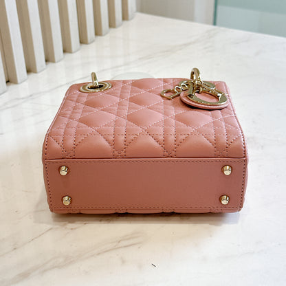 Mini Lady Dior in Pink GHW