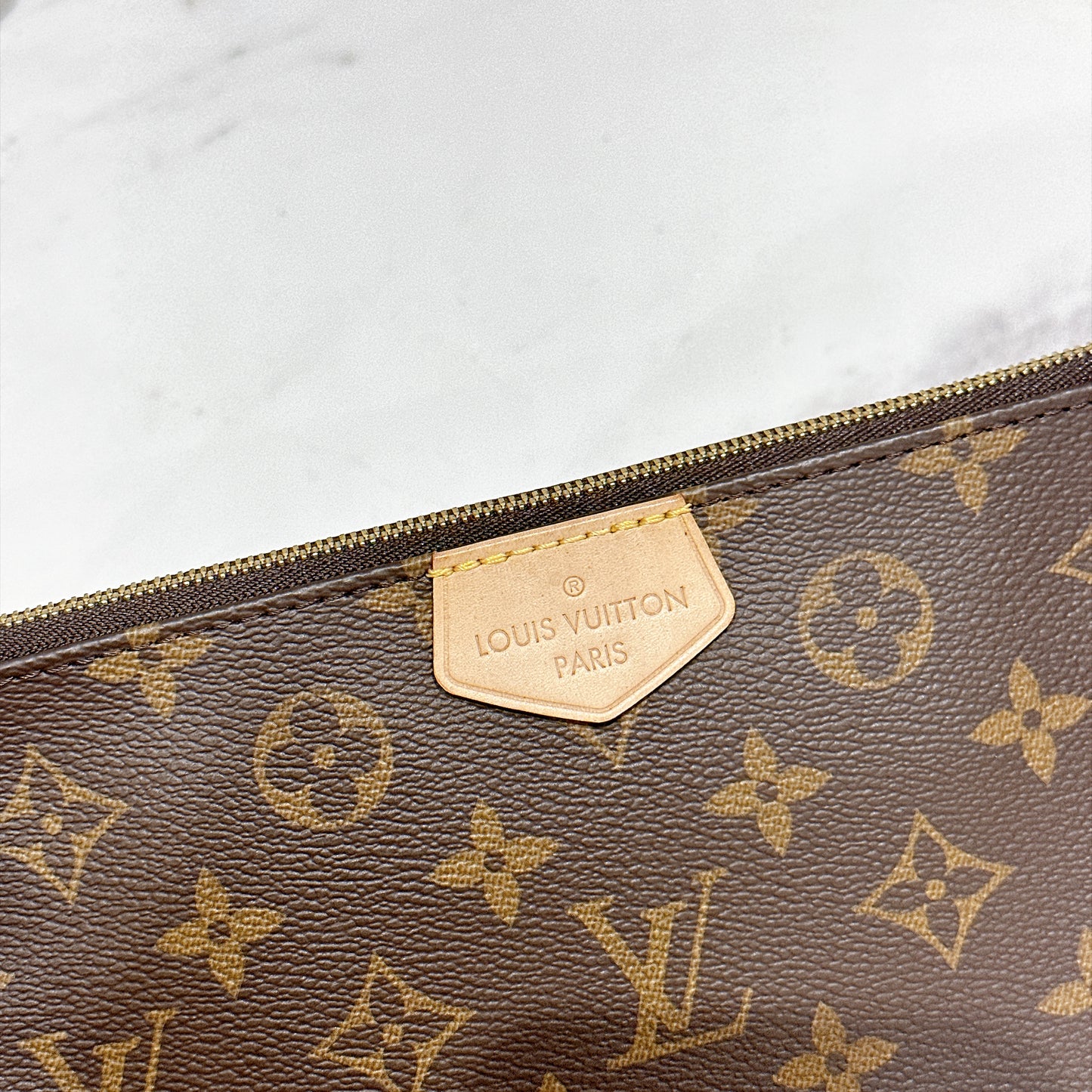 LV Monogram Multi Pochette in Pink Strap
