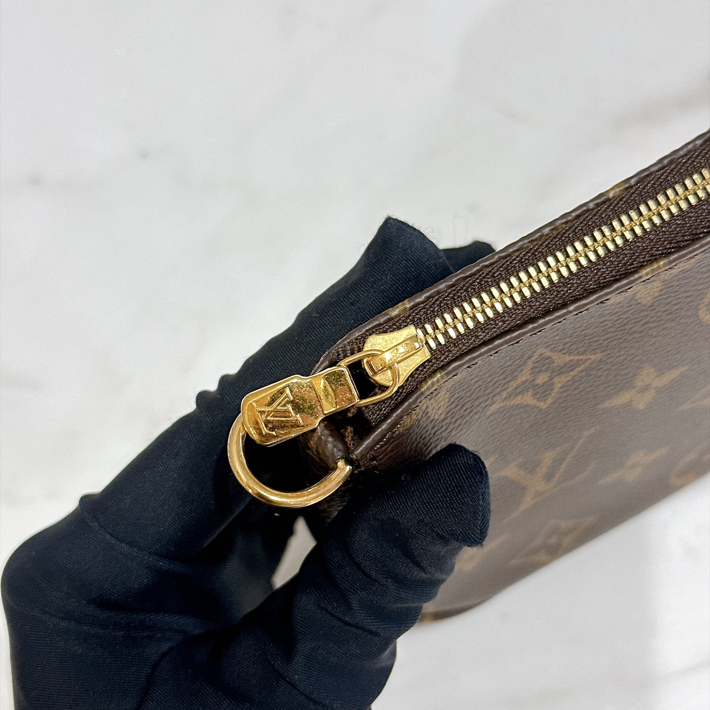 LV Monogram Multi Pochette in Pink Strap