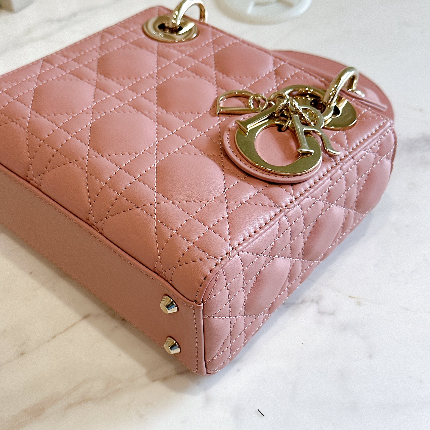 Mini Lady Dior in Pink GHW