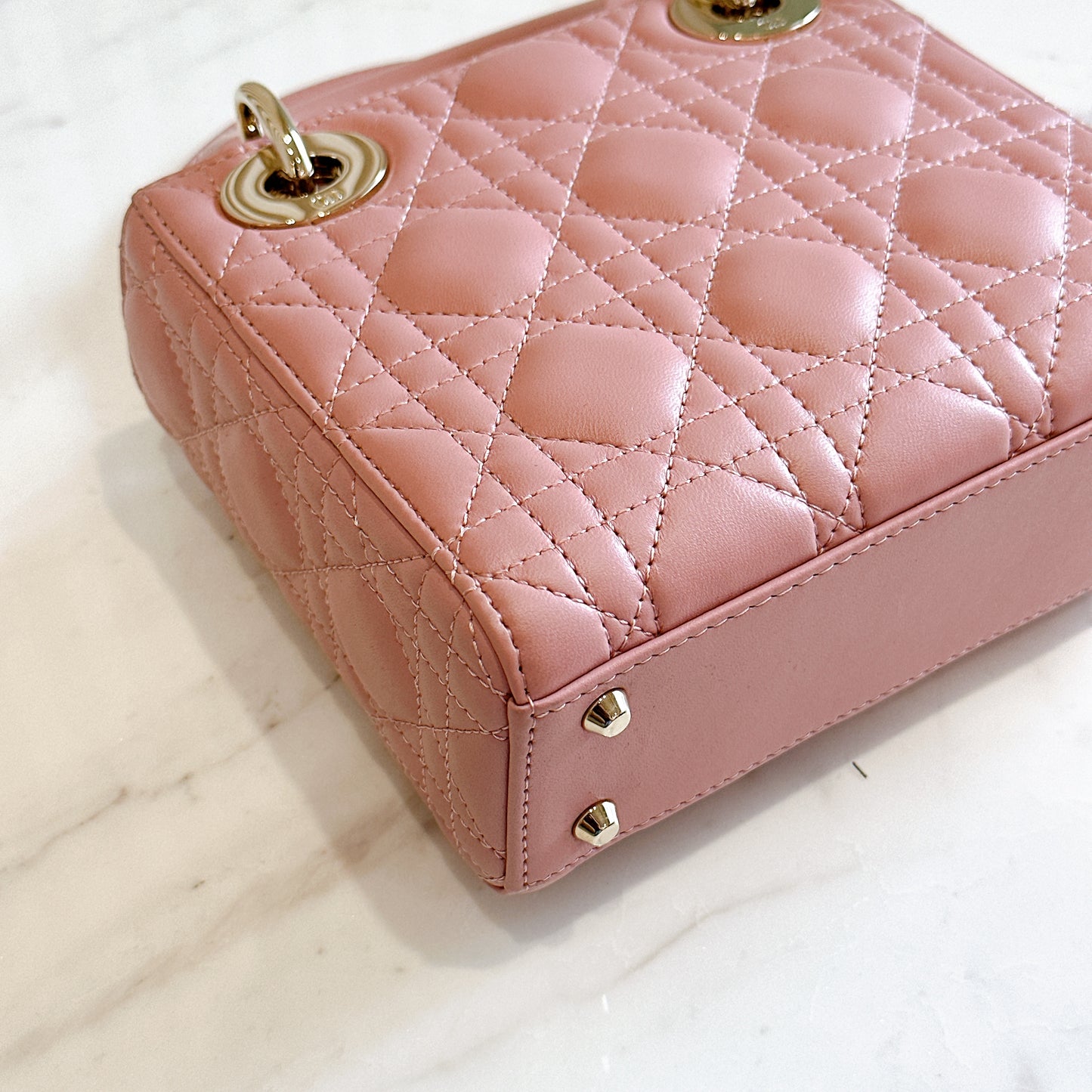 Mini Lady Dior in Pink GHW