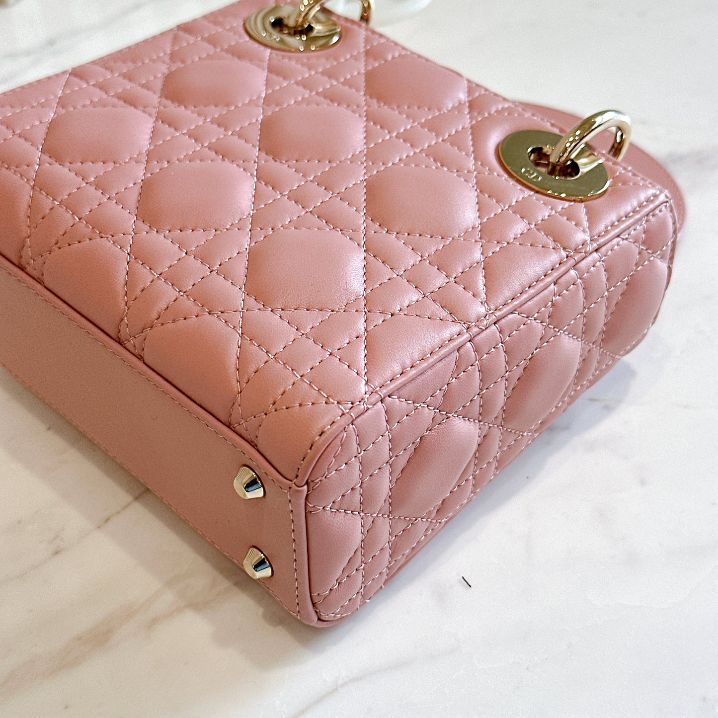 Mini Lady Dior in Pink GHW