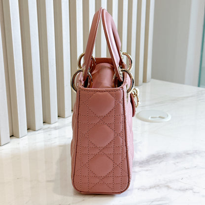 Mini Lady Dior in Pink GHW