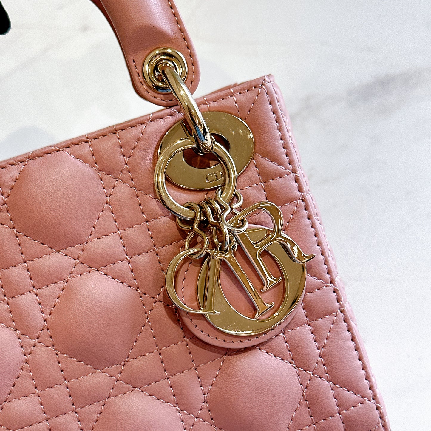 Mini Lady Dior in Pink GHW