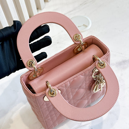Mini Lady Dior in Pink GHW