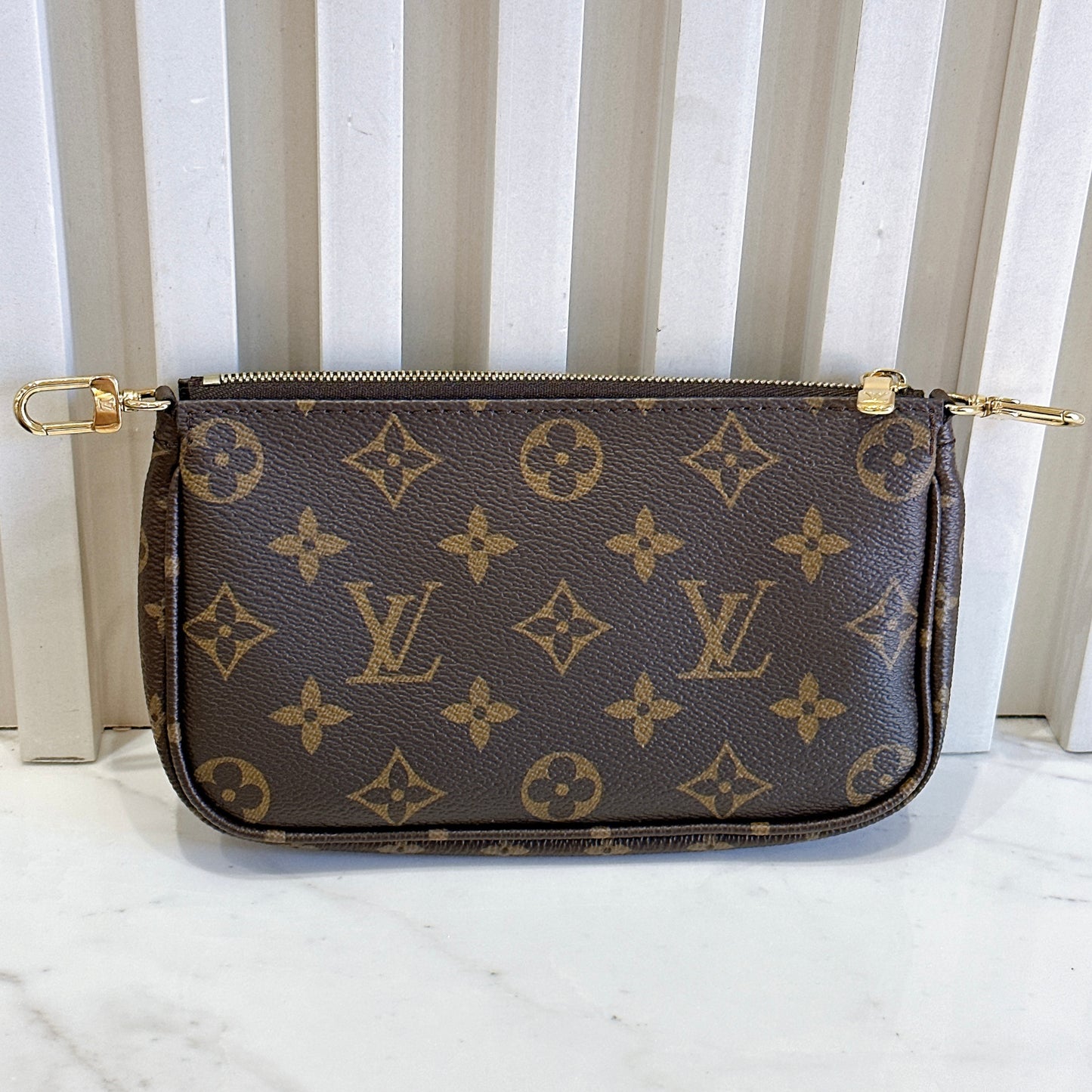 LV Monogram Multi Pochette in Pink Strap