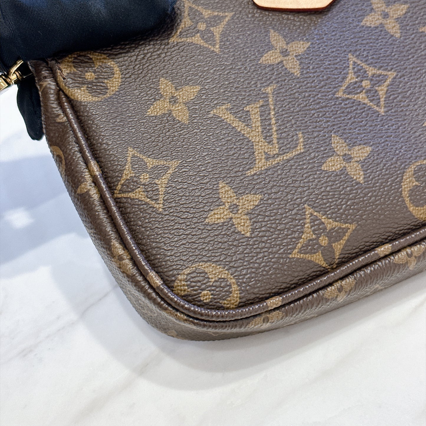 LV Monogram Multi Pochette in Pink Strap
