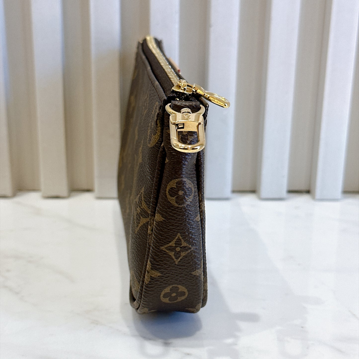 LV Monogram Multi Pochette in Pink Strap