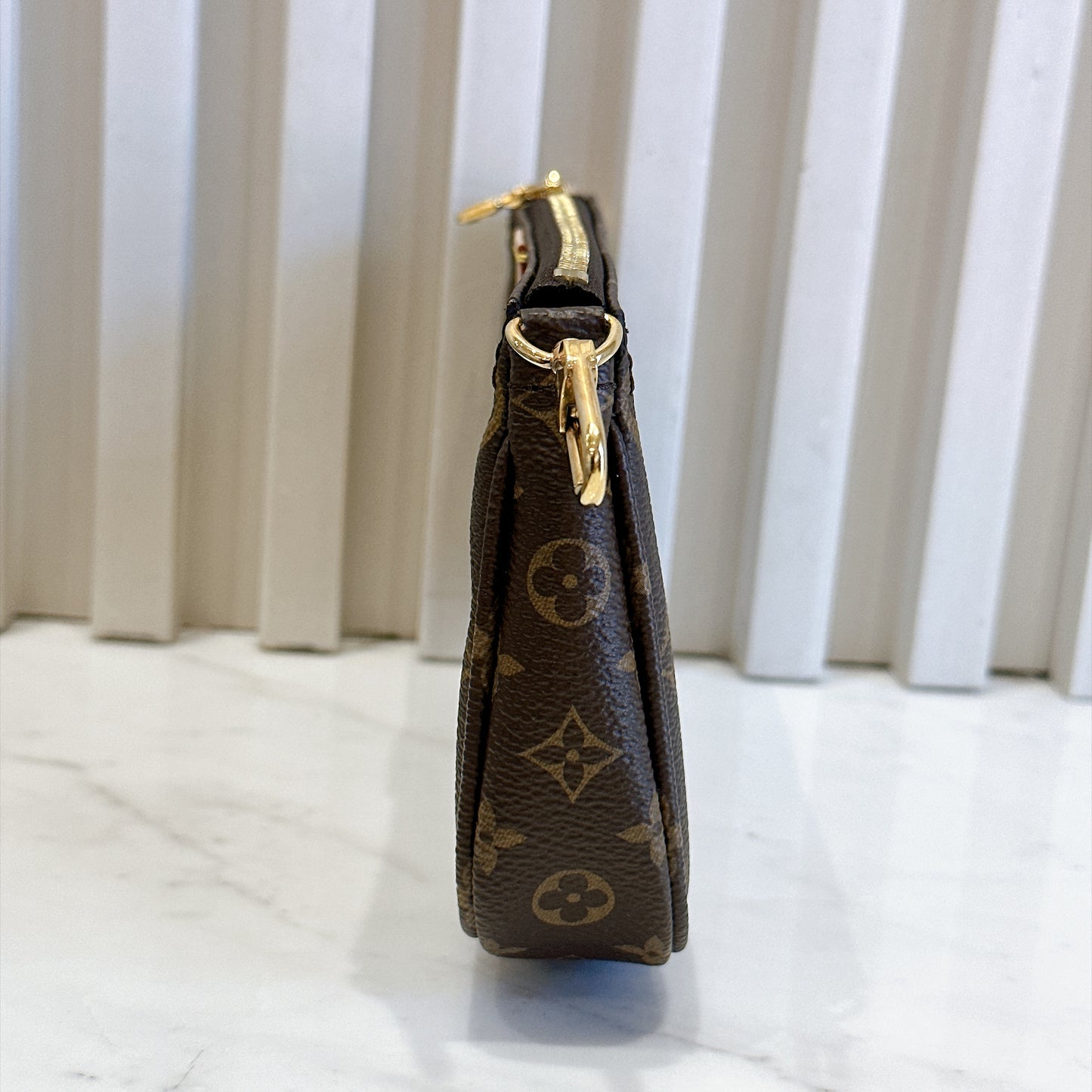 LV Monogram Multi Pochette in Pink Strap