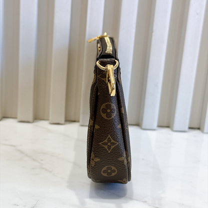 LV Monogram Multi Pochette in Pink Strap