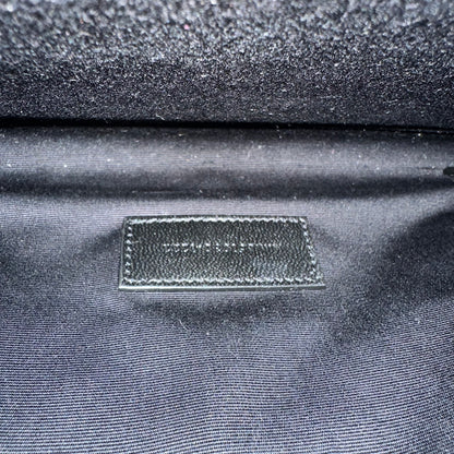 YSL Cassandra Envelope Clutch in Black
