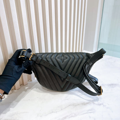 LV New Wave Bumbag in Black
