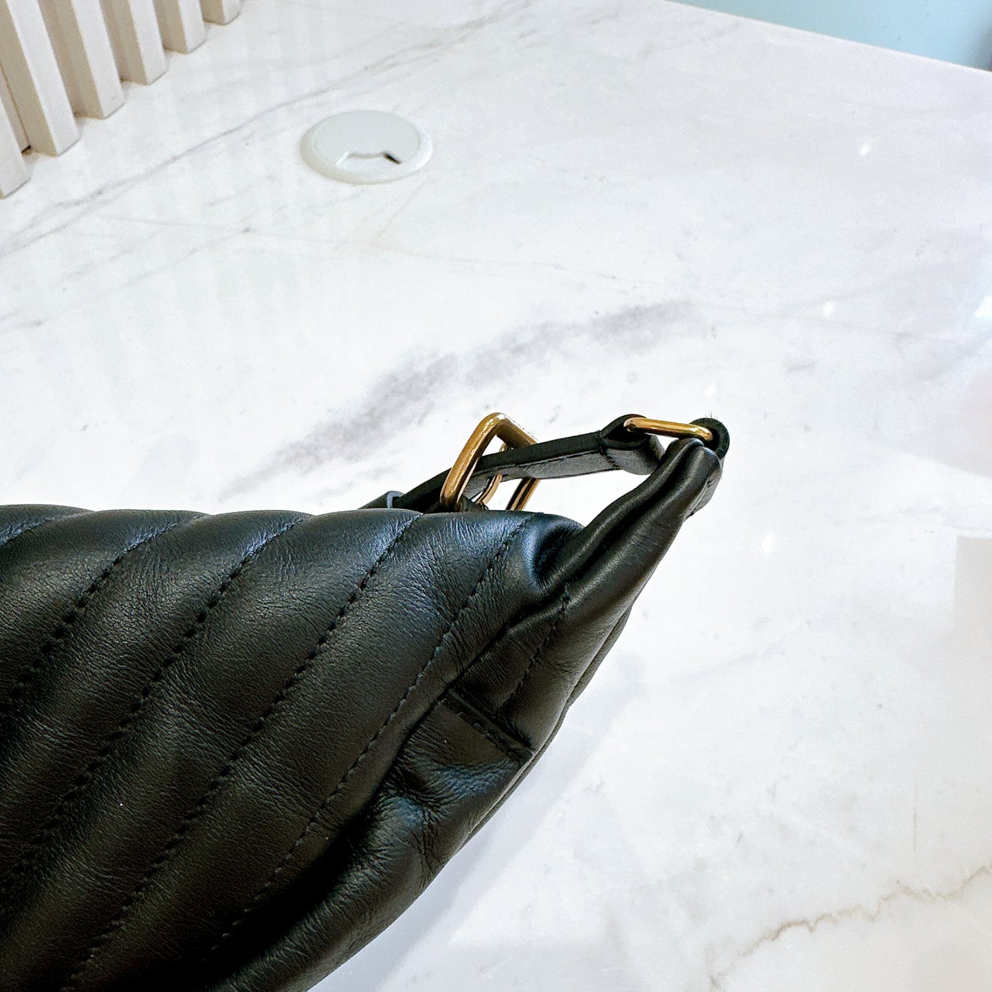 LV New Wave Bumbag in Black
