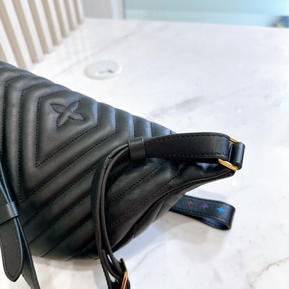 LV New Wave Bumbag in Black