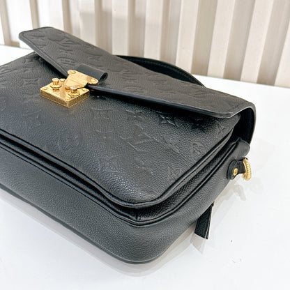 LV Pochette Metis In Black Empreinte Leather