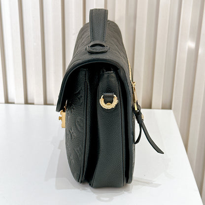 LV Pochette Metis In Black Empreinte Leather
