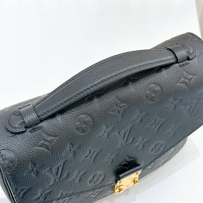 LV Pochette Metis In Black Empreinte Leather