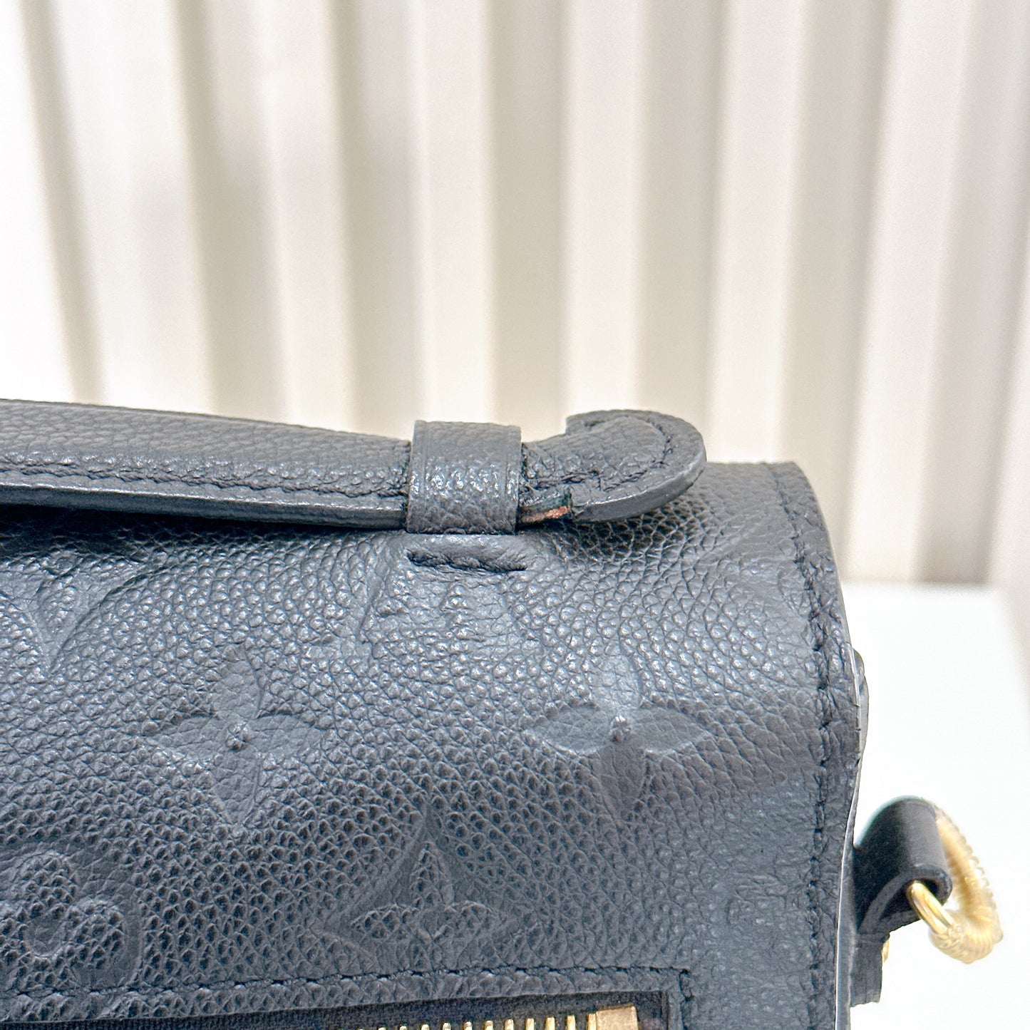 LV Pochette Metis In Black Empreinte Leather