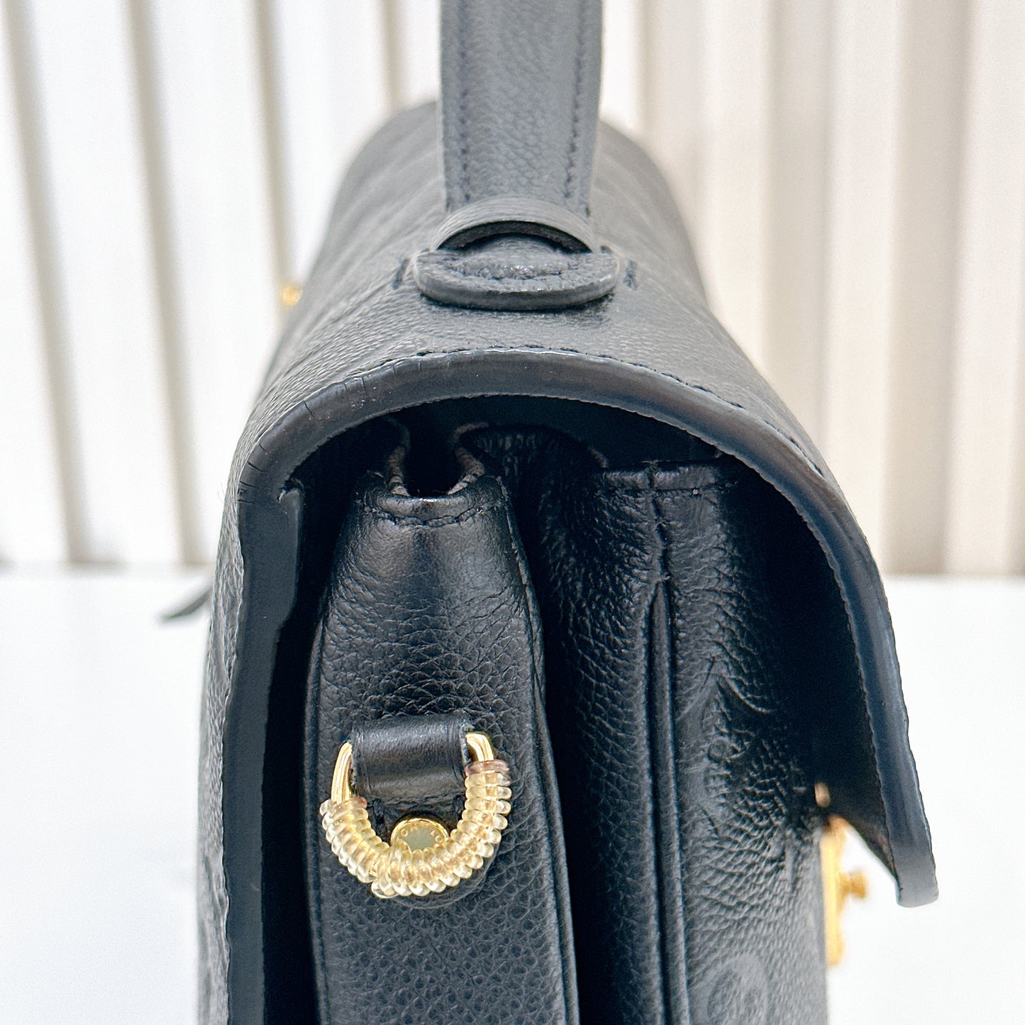 LV Pochette Metis In Black Empreinte Leather