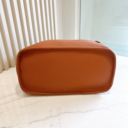 LV Neverfull Inside Out MM in Tan