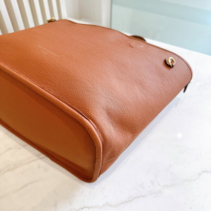 LV Neverfull Inside Out MM in Tan