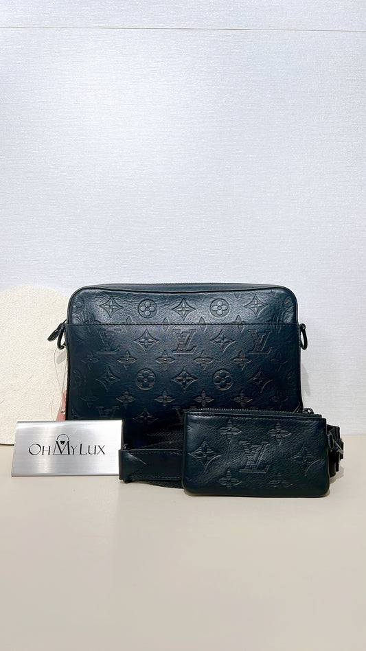 LV Duo Messenger in Monogram Shadow Leather