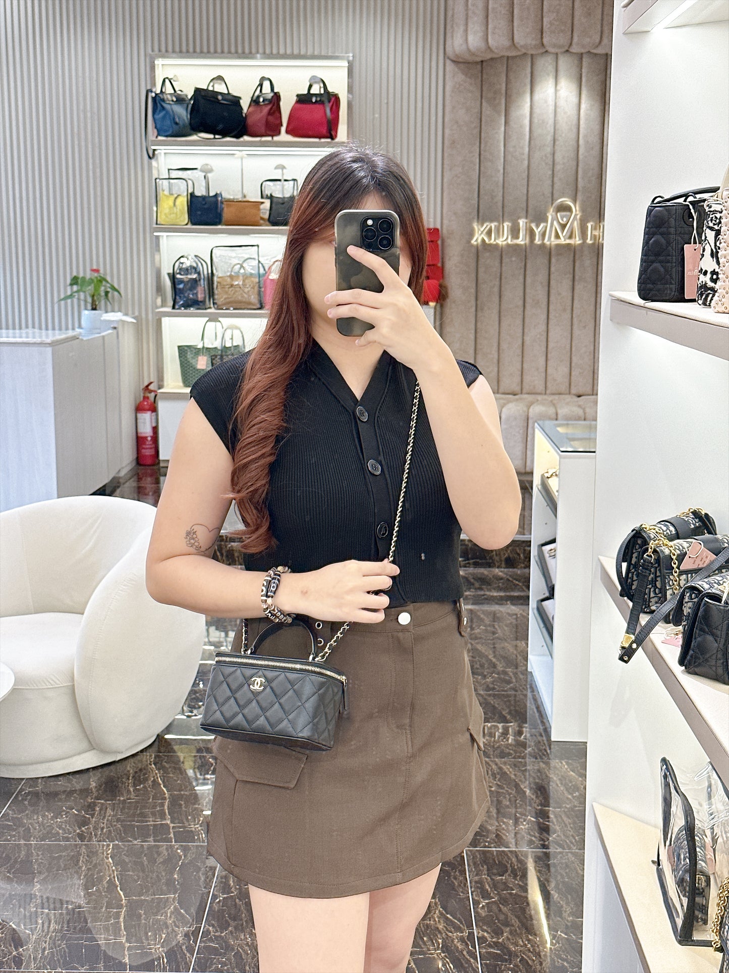 Chanel Classic Top Handle Vanity