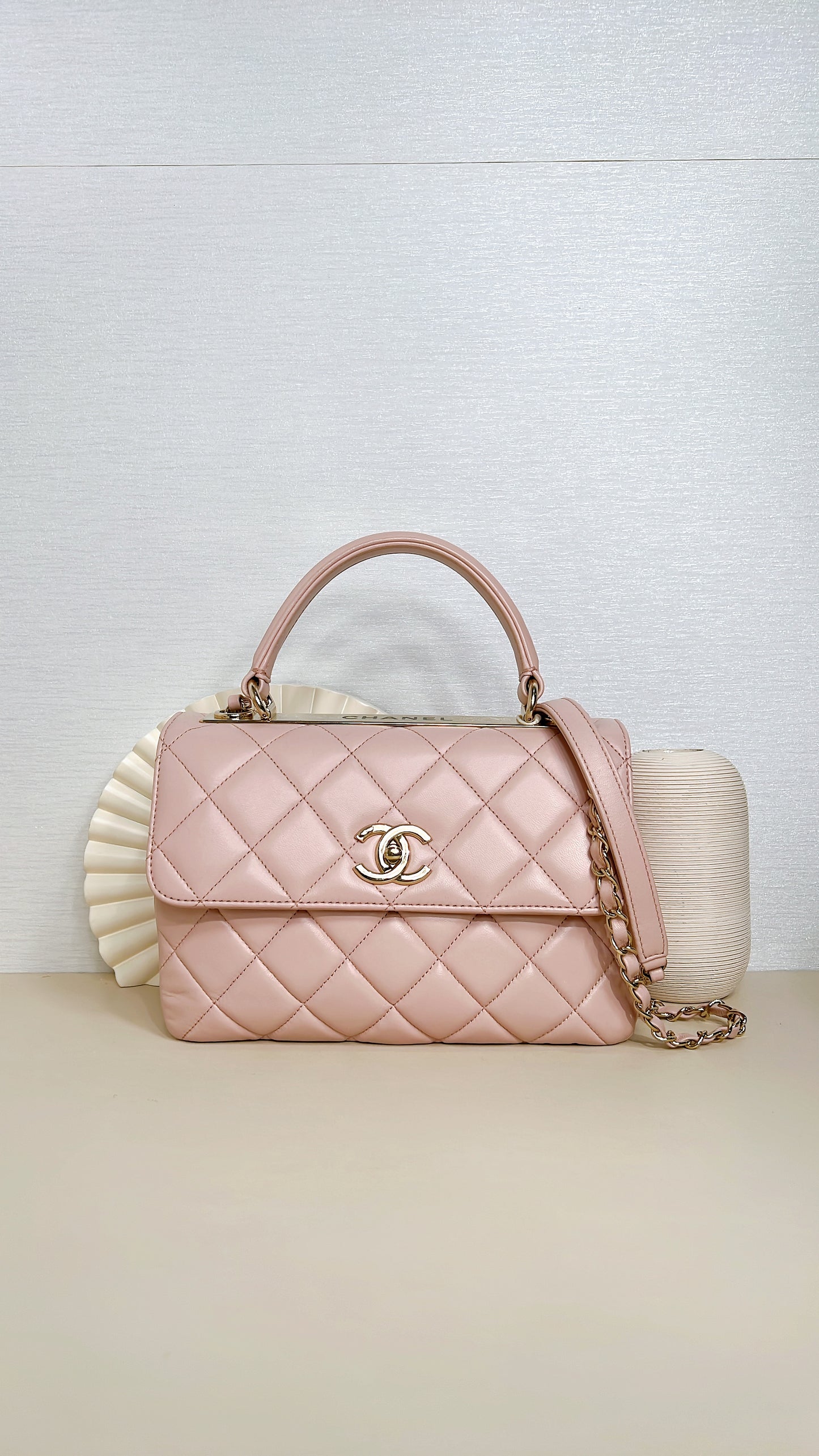 Chanel Trendy CC Top Handle Pink