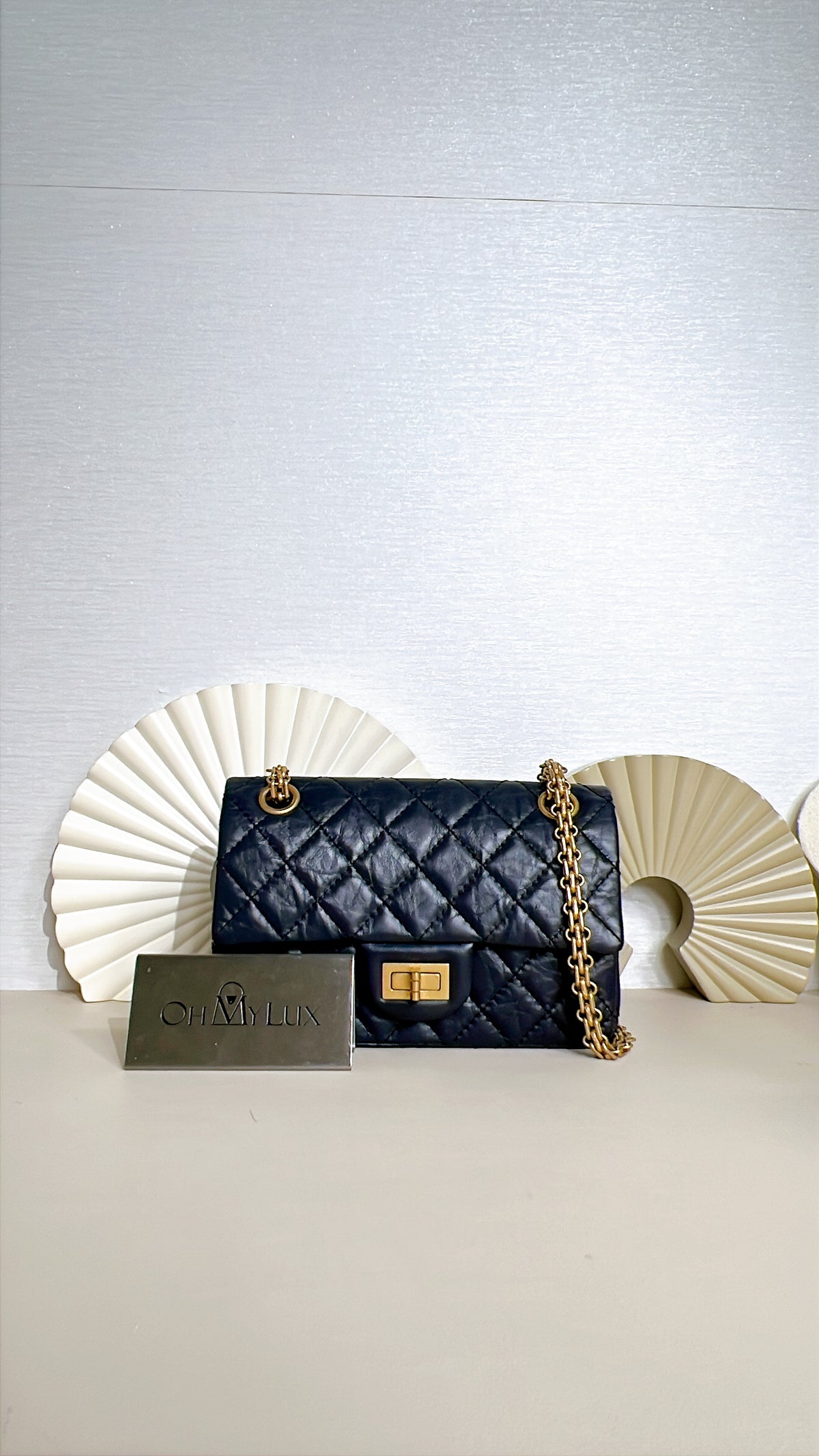 Chanel 2.55 Mini Reissue Flap in Navy Blue