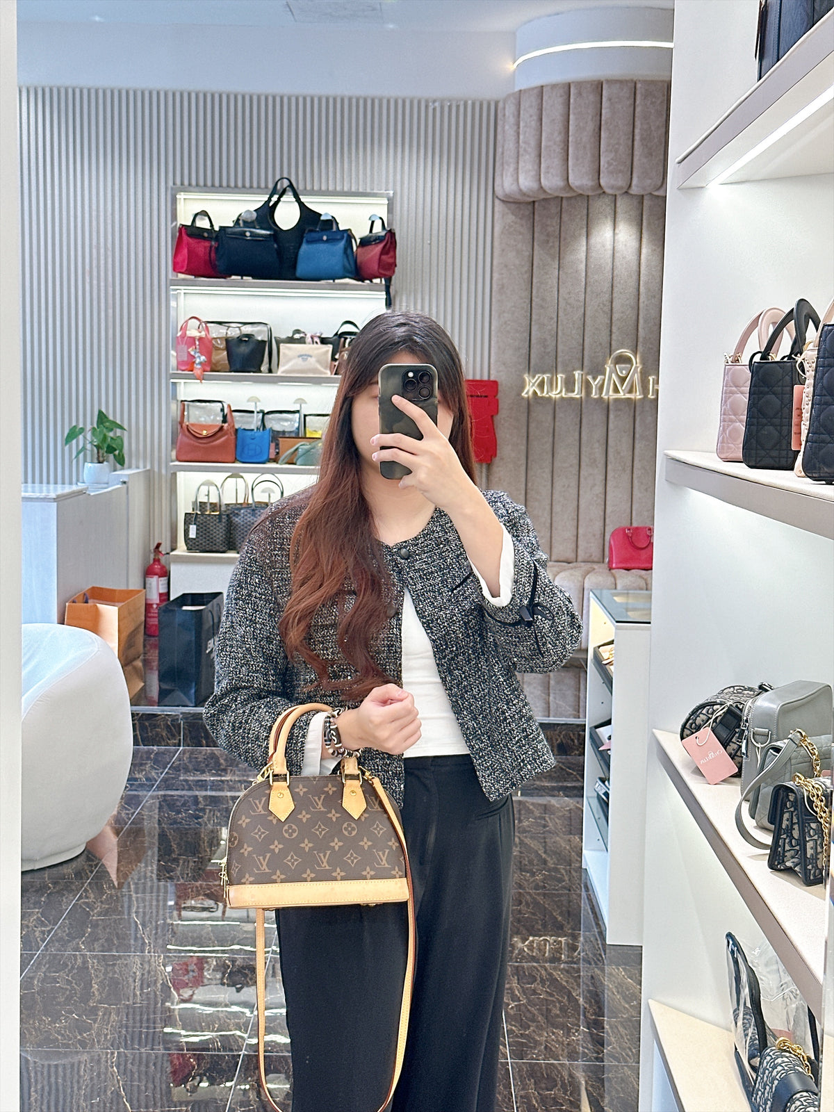 LV Monogram Alma BB